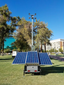 portable solar light tower