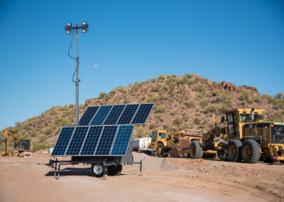 construction lighting rental